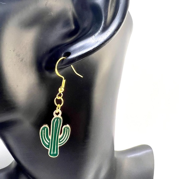Plant Earrings - Cactus Earrings - Succulent Earrings - Floral Earrings - Picture 10 of 10